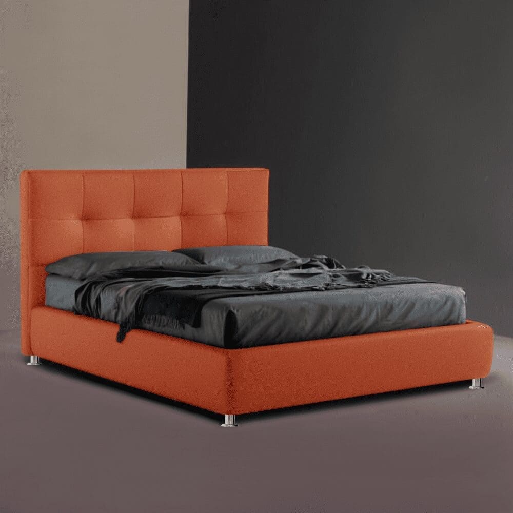 Υφασμάτινο Κρεβάτι Ύπνου Areti_Orange