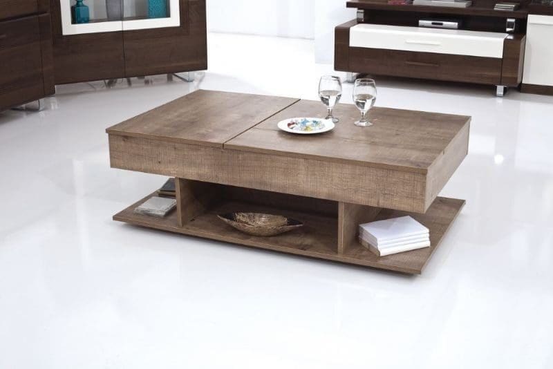 Έξυπνο τραπεζάκι σαλονιού 117x40x95