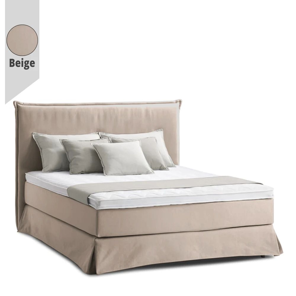 Υφασμάτινο Κρεβάτι Peni Beige ypnos.gr