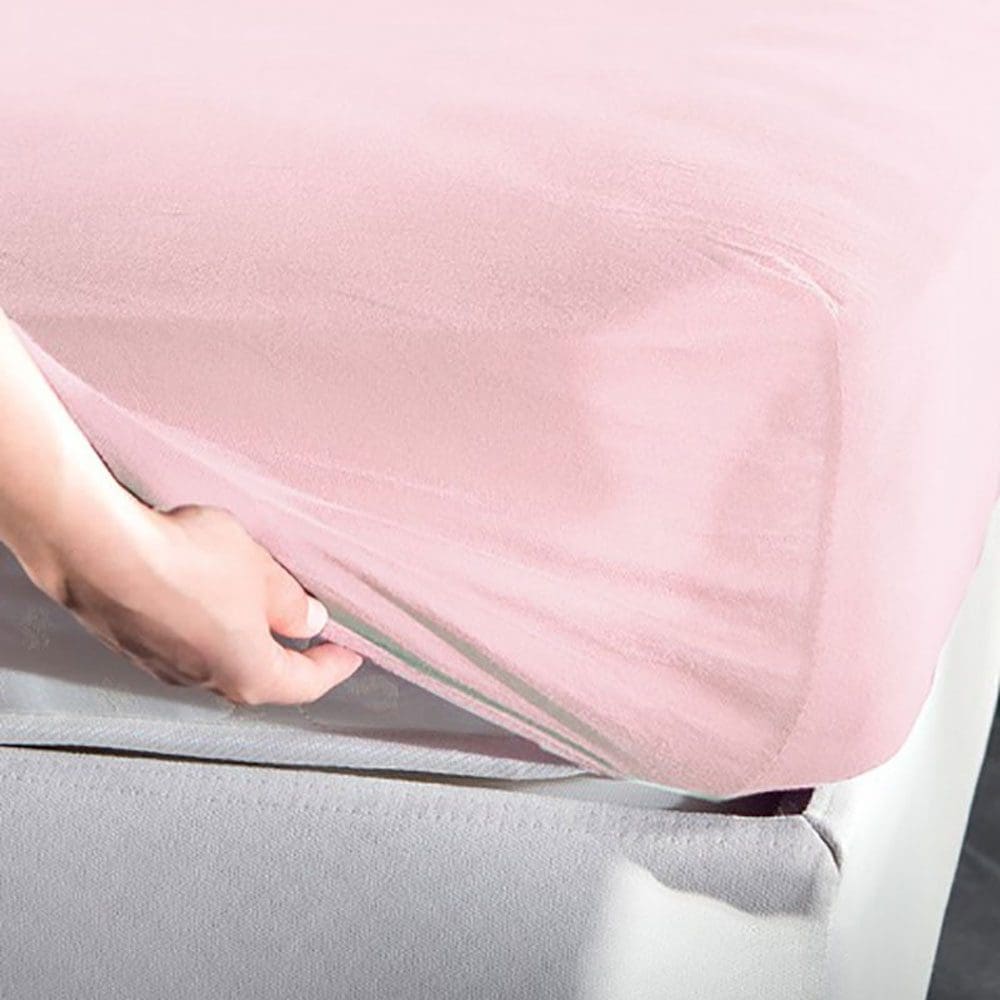 Σεντόνι Μακό King Size Με Λάστιχο La Luna Jersey Pink (180x200)