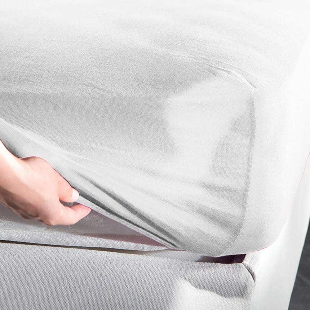 Σεντόνι Μακό King Size Με Λάστιχο La Luna Jersey White (180x200)
