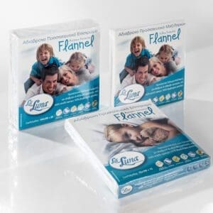 Κάλυμμα Στρώματος Αδιάβροχο La Luna Flannel