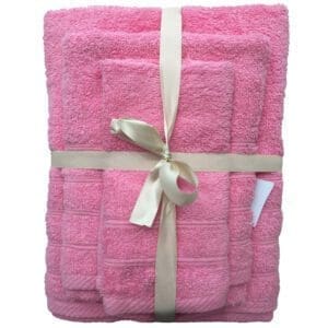 Σετ Πετσέτες 3 Τμχ Ypnos Cotton fuchsia 2