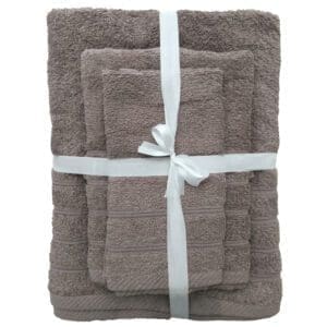 Σετ Πετσέτες 3 Τμχ Ypnos Cotton dark coffee 2