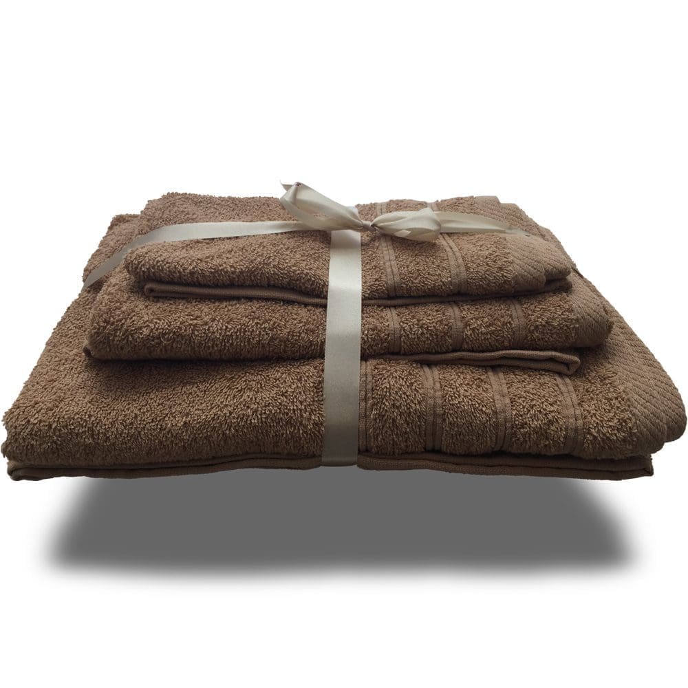Σετ Πετσέτες 3 Τμχ Ypnos Cotton coffee 1