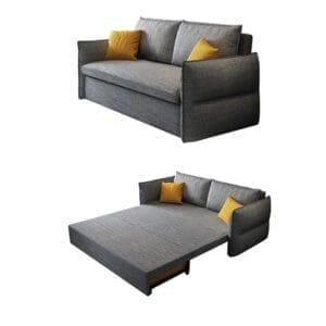 Διθέσιος Καναπές Κρεβάτι Moxy 135x89x86 Γκρι 7