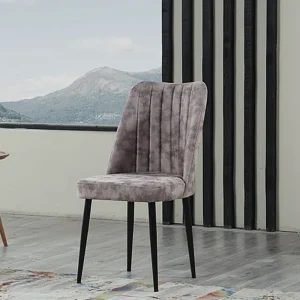 Υφασμάτινη Καρέκλα Κουζίνας Lux beige