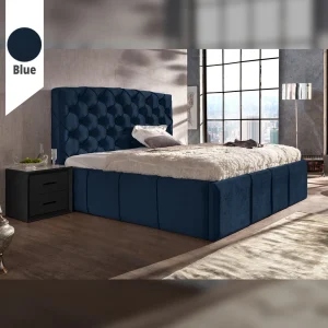 Υφασμάτινο Κρεβάτι Ύπνου California Blue ypnos.gr
