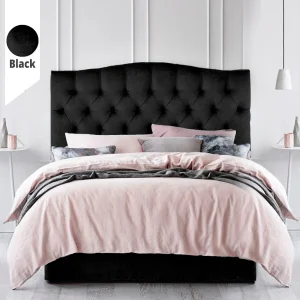 Υφασμάτινο Κρεβάτι Ύπνου Fedra Black ypnos.gr