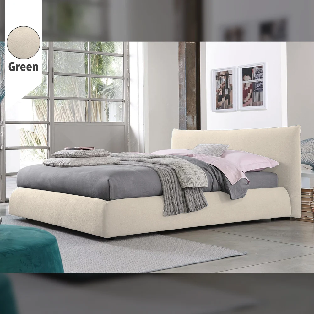 Υφασμάτινο Κρεβάτι Ύπνου Gea Cream ypnos.gr