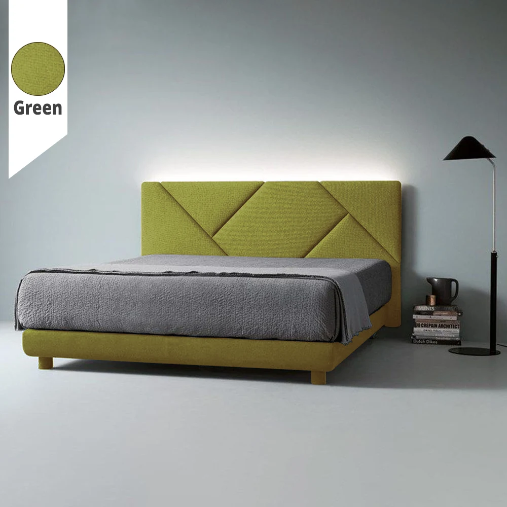 Υφασμάτινο Κρεβάτι Ύπνου Geometry Green ypnos.gr