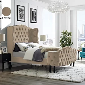 Υφασμάτινο Κρεβάτι Ύπνου Prince Coffee ypnos.gr