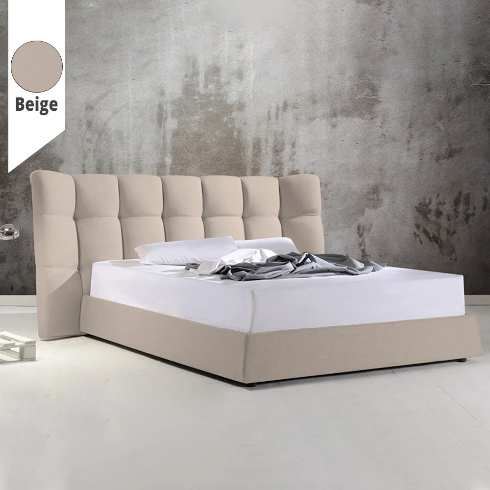 Υφασμάτινο Κρεβάτι Calm_Beige