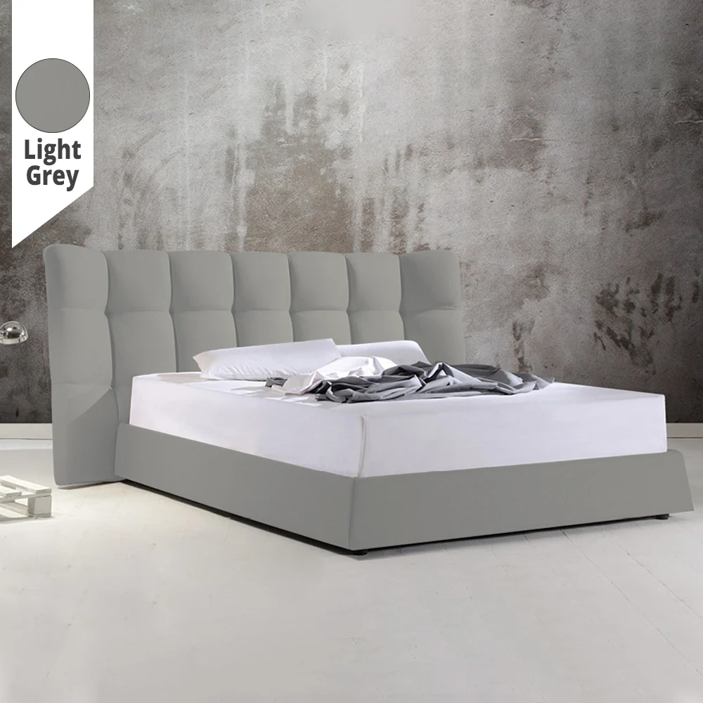 Υφασμάτινο Κρεβάτι Calm Light Grey