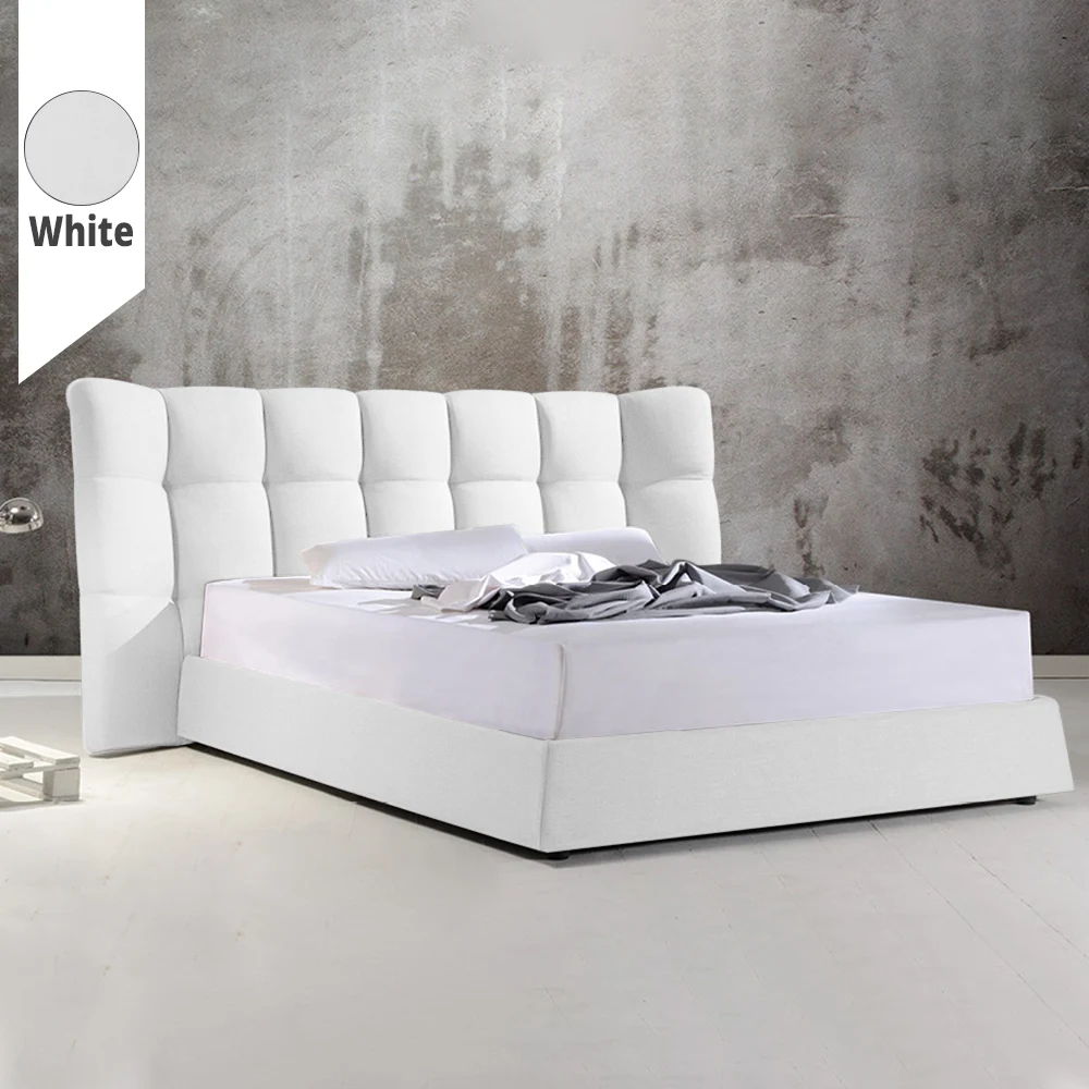 Υφασμάτινο Κρεβάτι Calm White