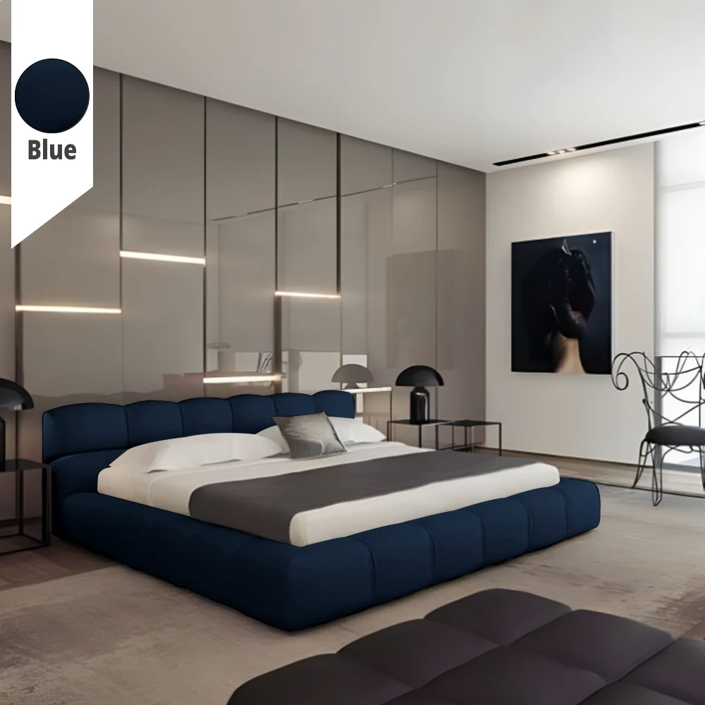 Υφασμάτινο Κρεβάτι Ύπνου Osaka Blue ypnos.gr