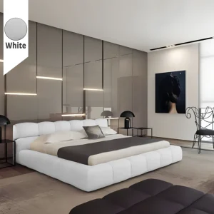 Υφασμάτινο Κρεβάτι Ύπνου Osaka White ypnos.gr
