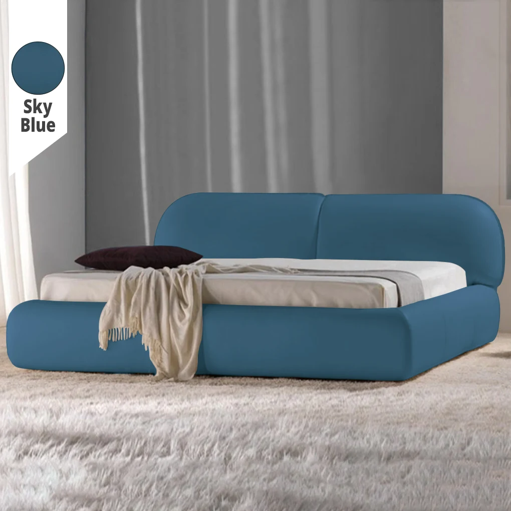 Υφασμάτινο Κρεβάτι Ύπνου Plain Sky Blue ypnos.gr