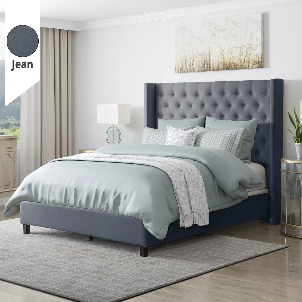 Υφασμάτινο Κρεβάτι Ύπνου Sofia Jean Blue ypnos.gr