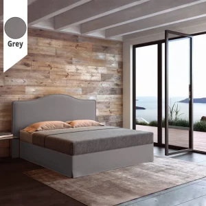 Υφασμάτινο Κρεβάτι Ύπνου Venetia Grey ypnos.gr