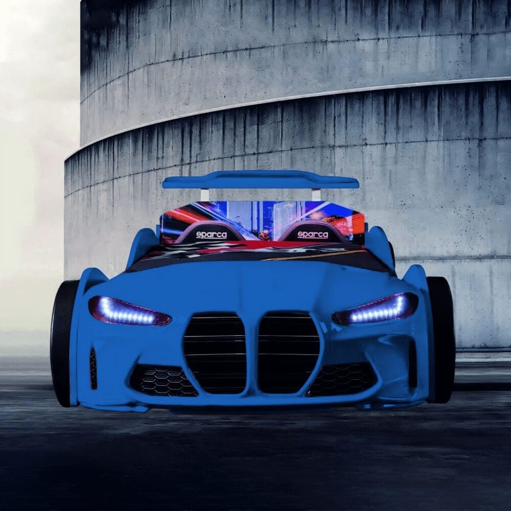 Παιδικό Κρεβάτι Αυτοκίνητο GTL Quadro_blue
