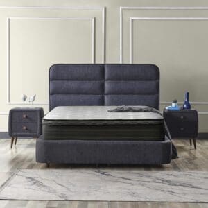 Υφασμάτινο Κρεβάτι με αποθηκευτικό χώρο Denim_3