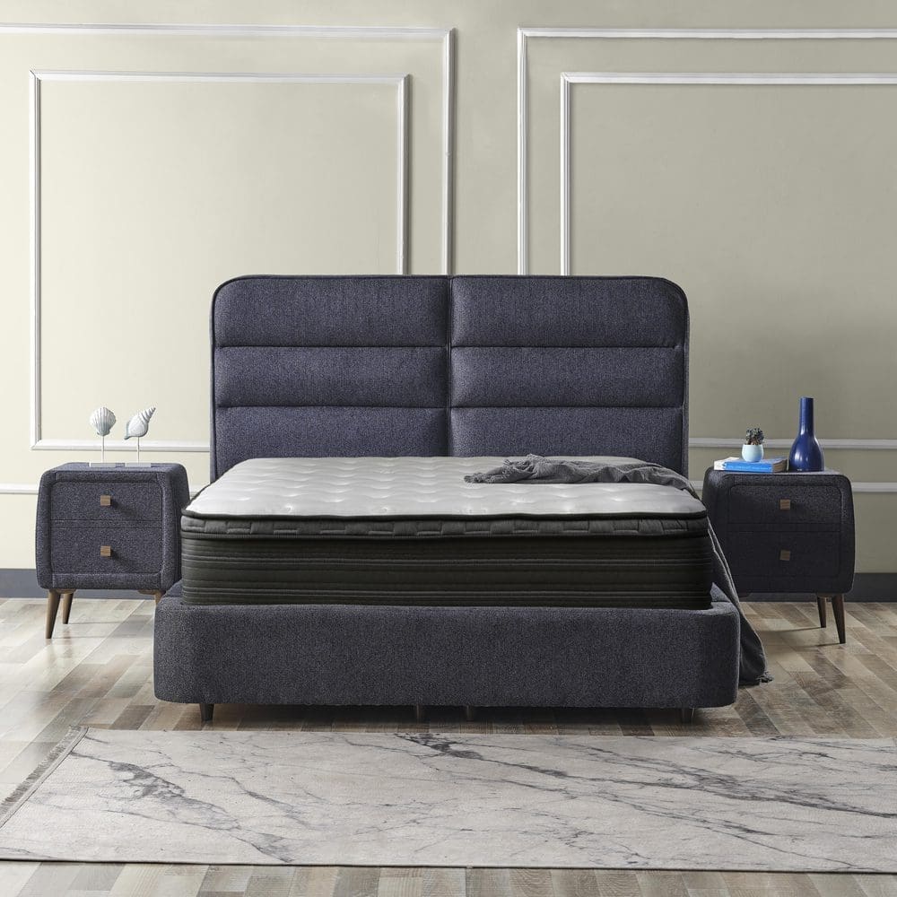 Υφασμάτινο Κρεβάτι με αποθηκευτικό χώρο Denim_3