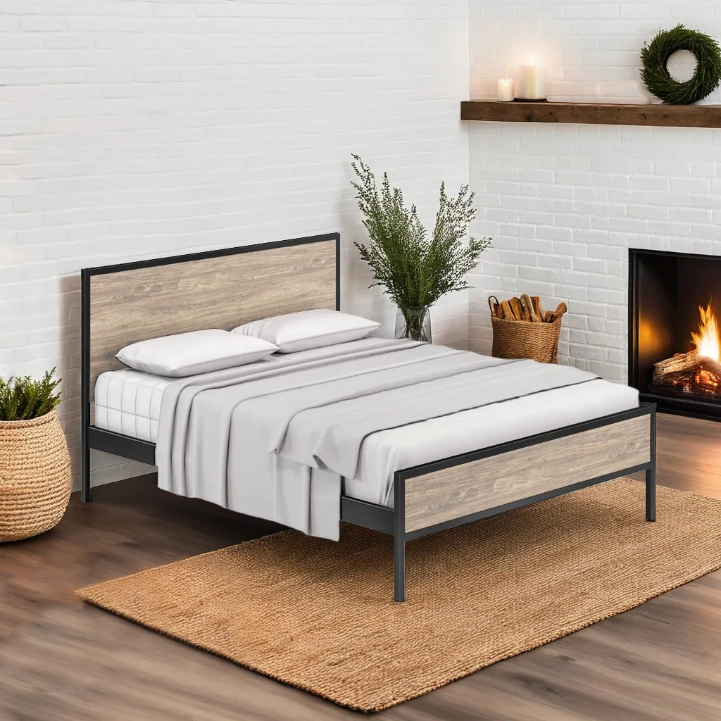 μεταλλικό_κρεβάτι_καλυψώ_urban oak_anthracite