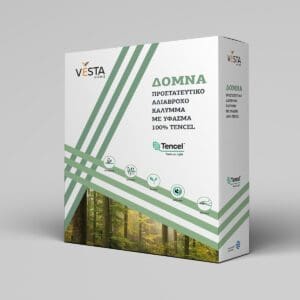Κάλυμμα Στρώματος Αδιάβροχο Vesta ΔΟΜΝΑ με φάσα (90x200+20)